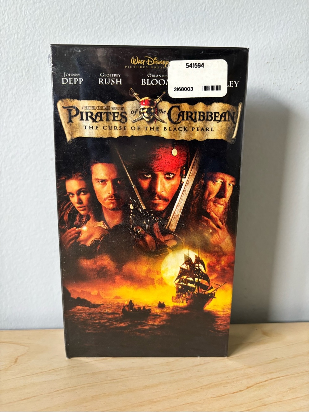 Disney Pirates of the Caribbean “The Curse of the Black Pearl” VHS 📼 SEALED
